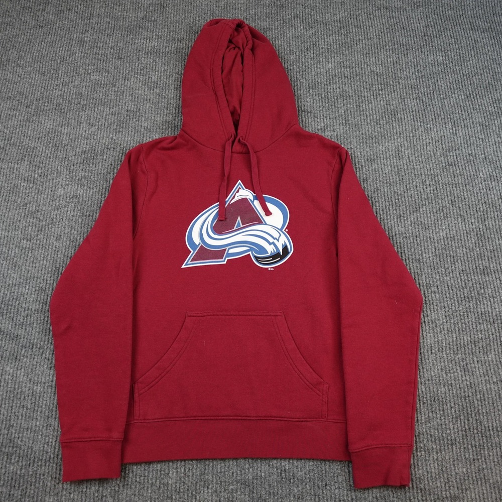 Fanatics Colorado Avalanche NHL Hoodie Sweatshirt Womens Small Red Pullover